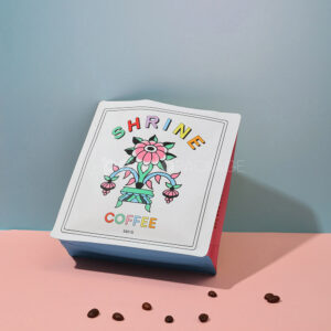 side gusset coffee bag with resealable zipper and valve