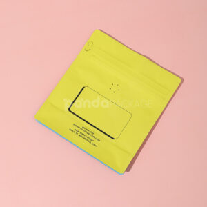 side gusset coffee bag with resealable zipper and valve