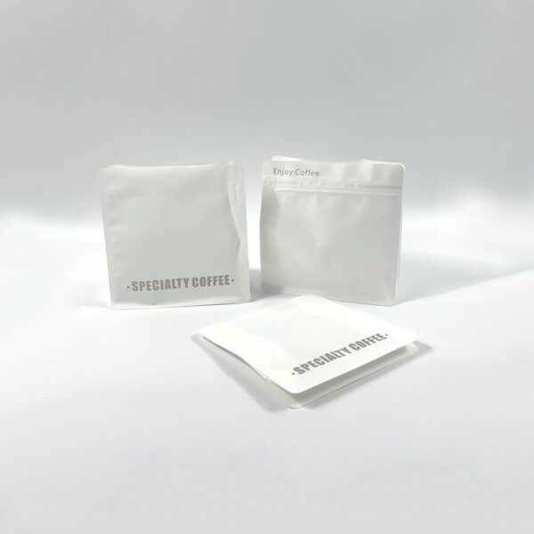 Custom Half-Pound Coffee Pouch with Resealable Zip Closure