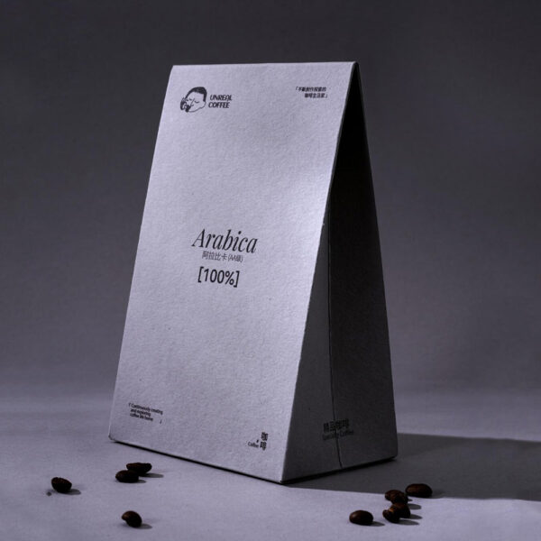 Minimalist White Coffee Box for Premium Arabica Beans