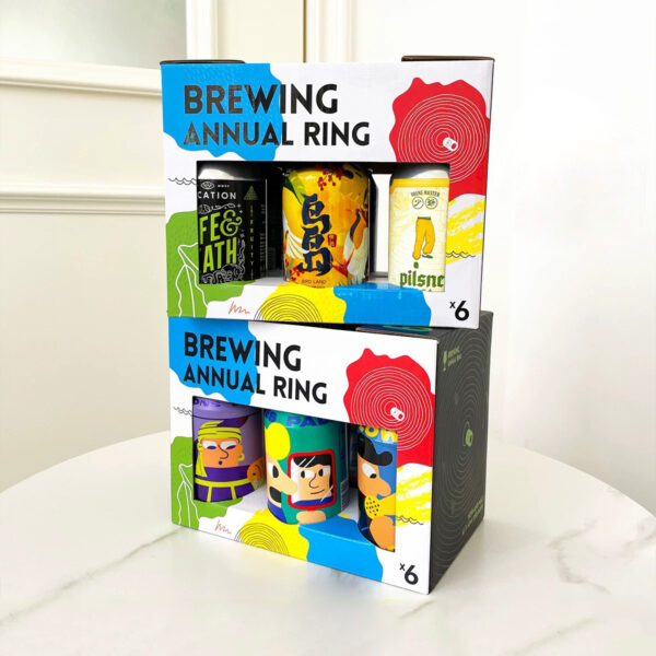 Eco-Friendly Paperboard Six-Pack Beer Carrier