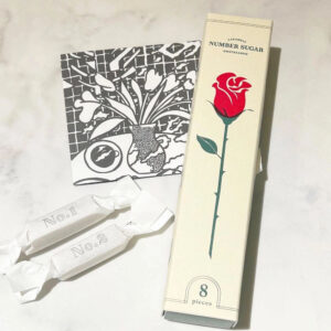 elegant square paperboard gift box with ribbon for candy packaging