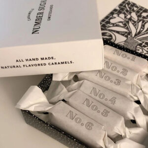 elegant square paperboard gift box with ribbon for candy packaging