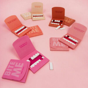 creative paperboard box with foldable design for chewing gum packaging