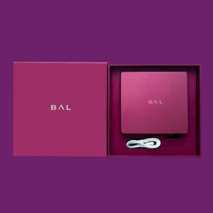 luxury orchid rigid magnetic box for electronic packaging