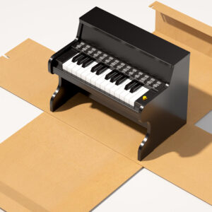 eco-friendly corrugated packaging box for electronic piano keyboard