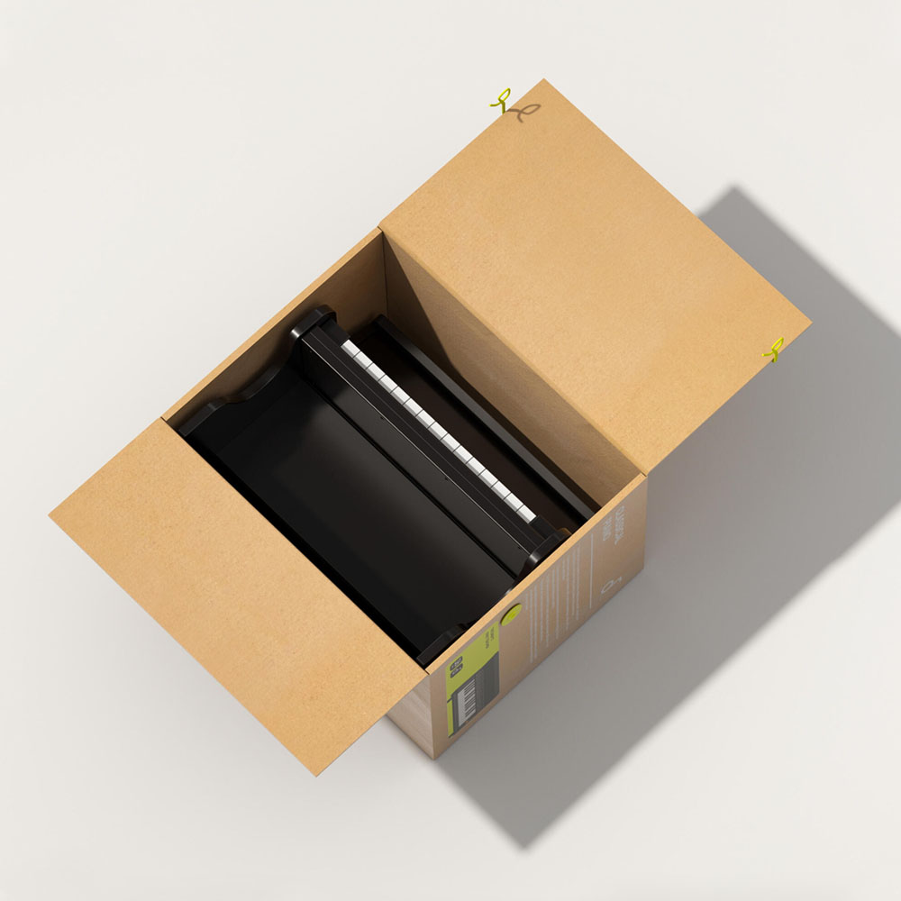 eco-friendly corrugated packaging box for electronic piano keyboard