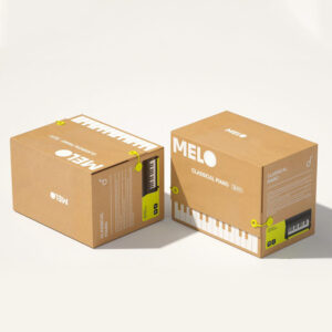 eco-friendly corrugated packaging box for electronic piano keyboard
