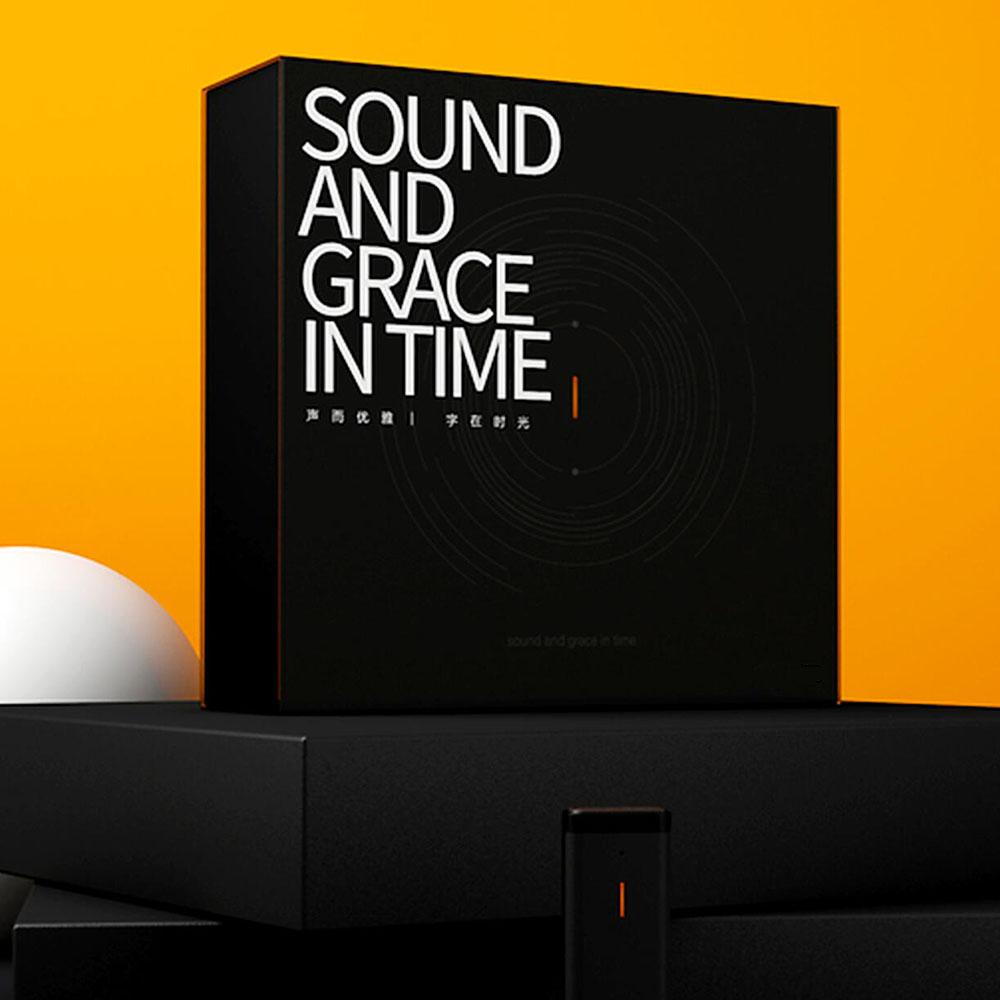 black rigid lift-off lid box for premium electronic packaging solutions