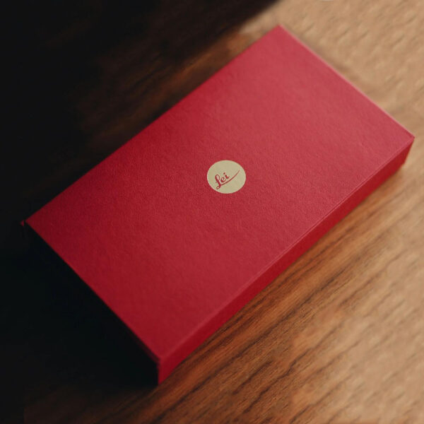 Luxury Red Rigid Box with Gold Foil Logo for Electronic Gift Packaging