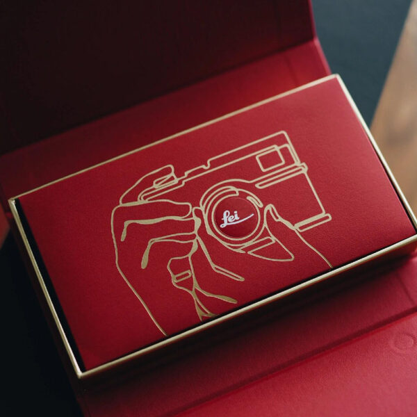 Luxury Red Rigid Box with Gold Foil Logo for Electronic Gift Packaging