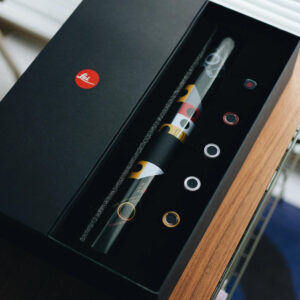 red rigid packaging box with gold foil stamping for electronic products