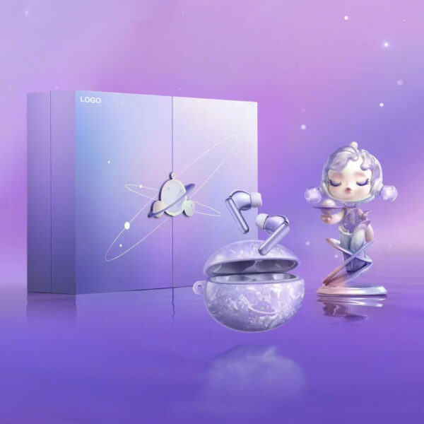 Purple Rigid Magnetic Double Door Box for Electronic Gift Packaging