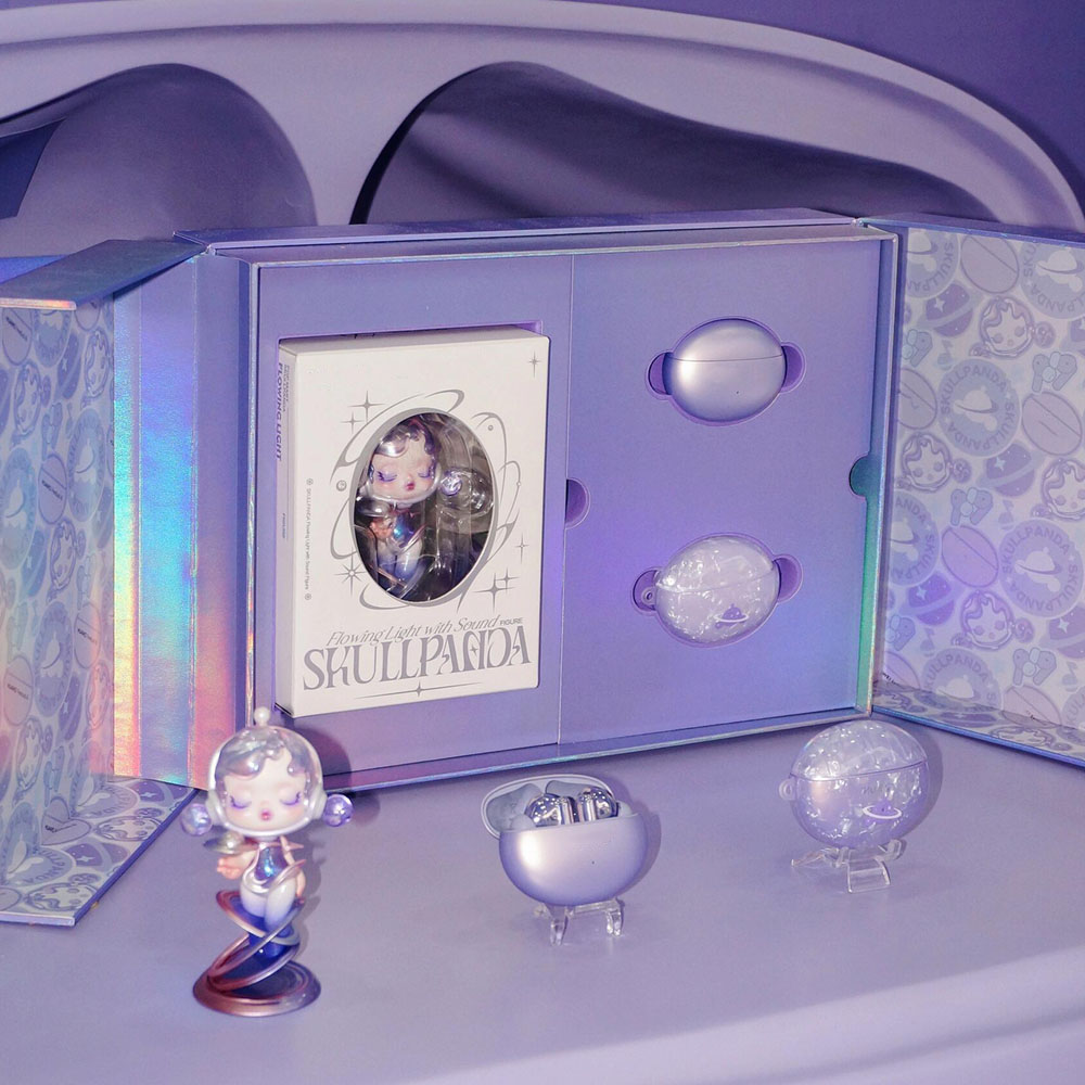 luxury purple rigid magnetic packaging box with double door opening for electronic products