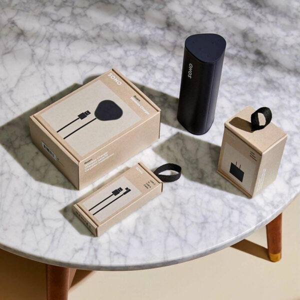 Kraft Paperboard Box with Handle for Electronic Packaging