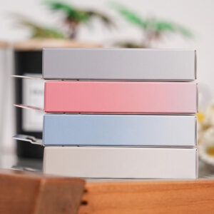 colorful tuck top paperboard retail box for USB-C charging cable packaging