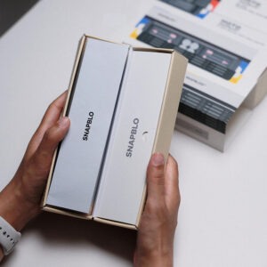 foldable kraft paperboard box for modular electronic packaging