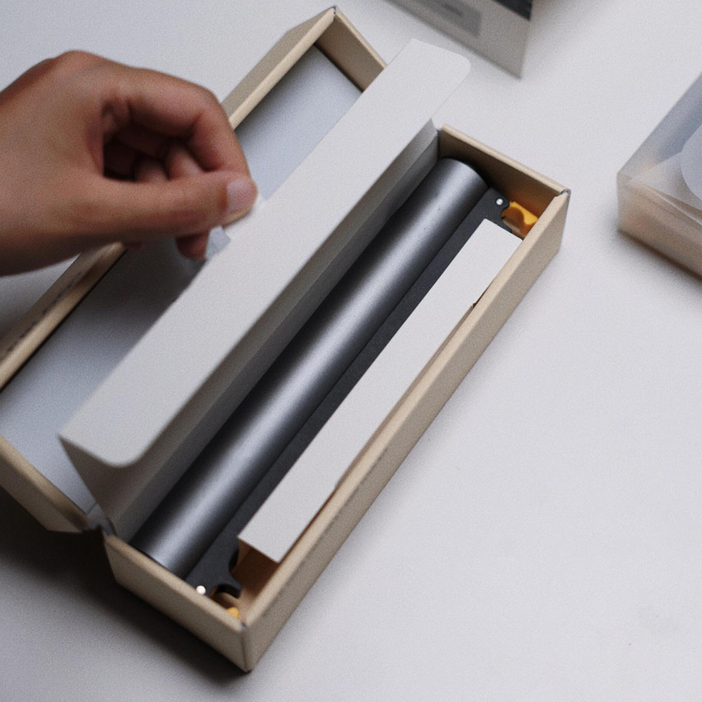 foldable kraft paperboard box for modular electronic packaging