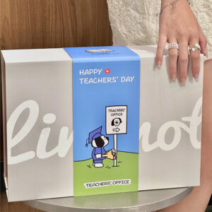 magnetic rigid paperboard gift box with flip-top lid and dividers