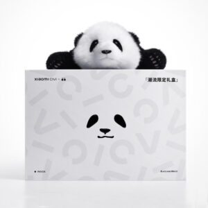 luxury rigid neck shoulder gift box with panda design for lifestyle packaging
