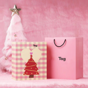 luxury pink advent calendar packaging with numbered surprise drawers