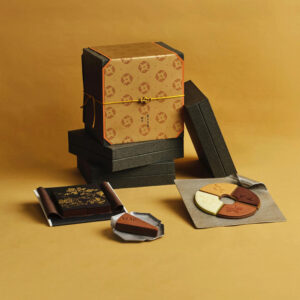 premium flip top rigid box for pastry and chocolate gifts