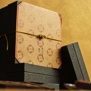 premium flip top rigid box for pastry and chocolate gifts
