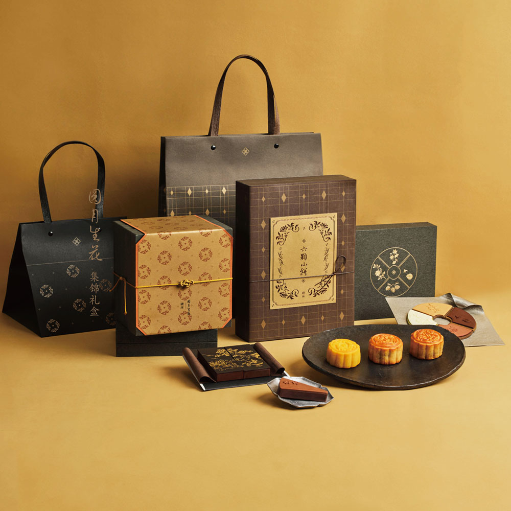 premium flip top rigid box for pastry and chocolate gifts