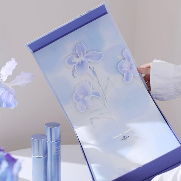 Luxury Magnetic Rigid Gift Box with 3D Floral Design