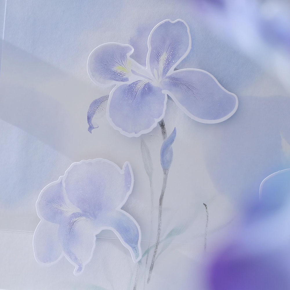 luxury magnetic rigid gift box with 3D floral decoration for skincare packaging