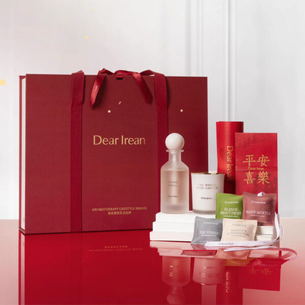 Luxury Red Rigid Gift Box with Blind Box Compartments