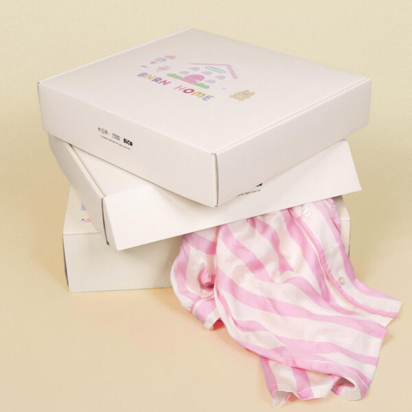 Yellow Folding Mailer Gift Box with Flip Lid Packaging