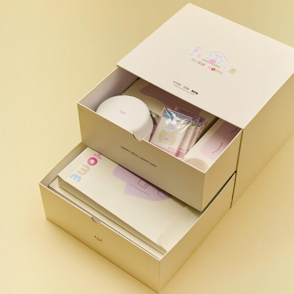 Luxury Rigid Drawer Gift Box with Compartments for Home Set