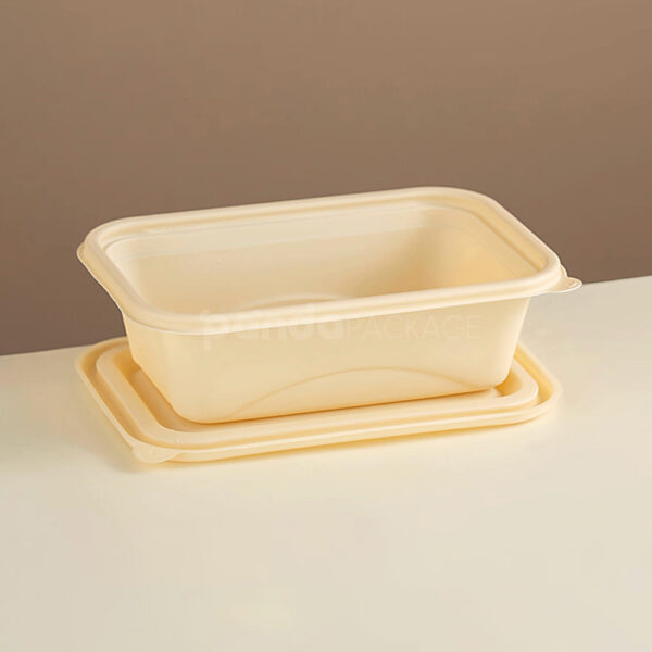 Biodegradable Cornstarch Takeout Food Container with Lid