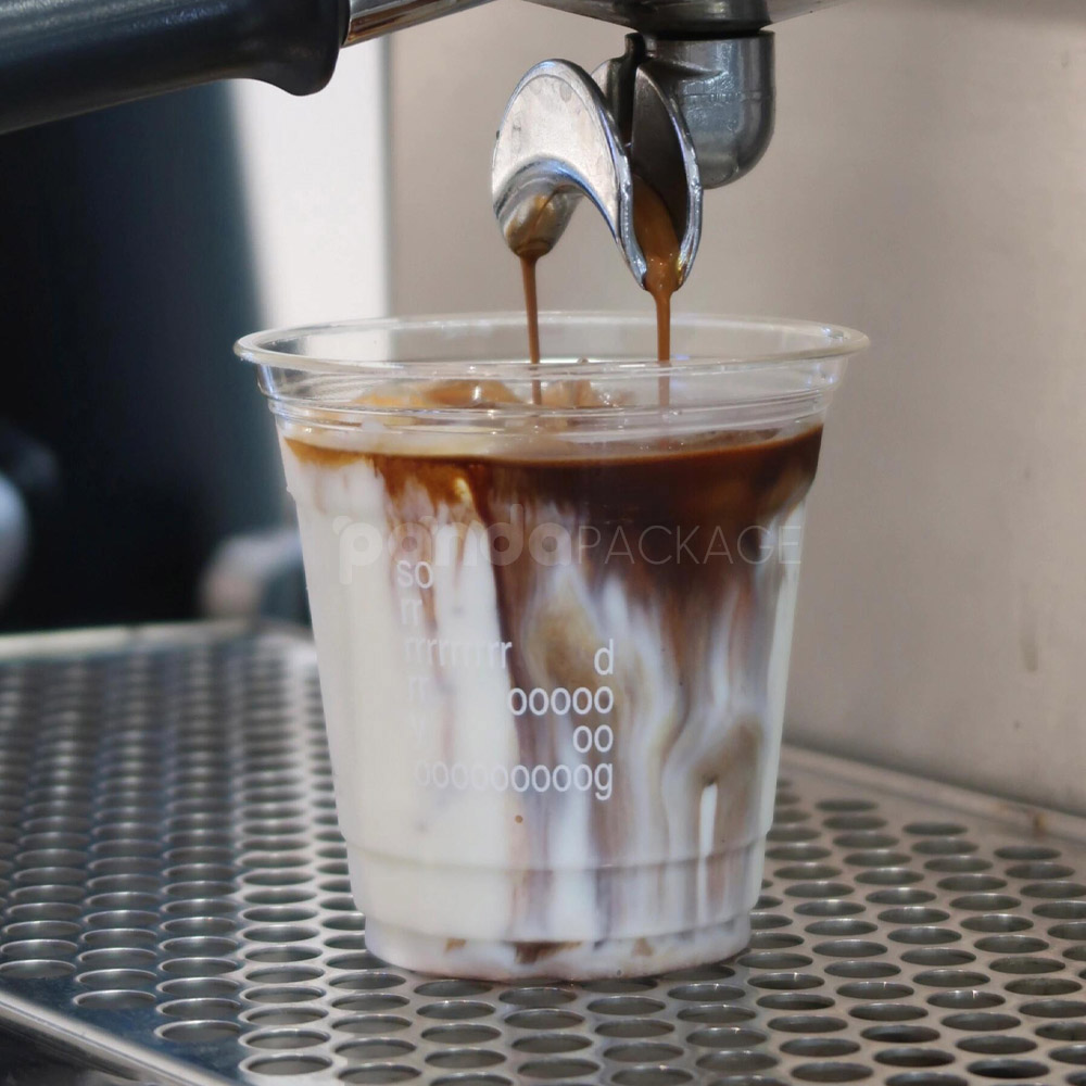 biodegradable PLA clear cold drink cup for iced beverages