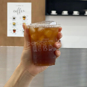 biodegradable PLA clear cold drink cup for iced beverages