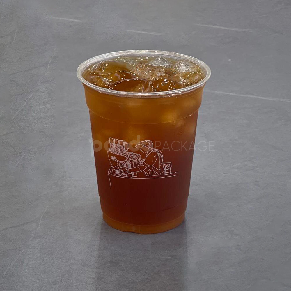 biodegradable PLA clear cold drink cup for iced beverages