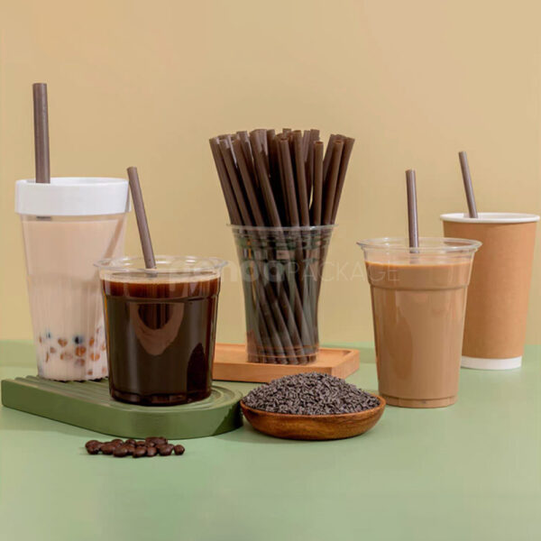 Compostable PLA Biodegradable Drinking Straws for Coffee and Juice