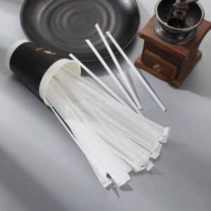compostable biodegradable coffee stirrer straws for hot and cold beverages