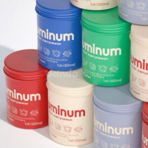 eco-friendly aluminum tin canisters for food storage and supplement packaging