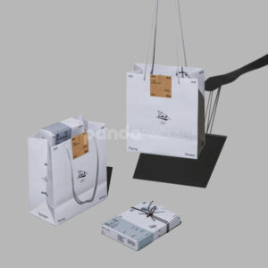 eco-friendly coated paperboard food packaging box for fresh meat and frozen products