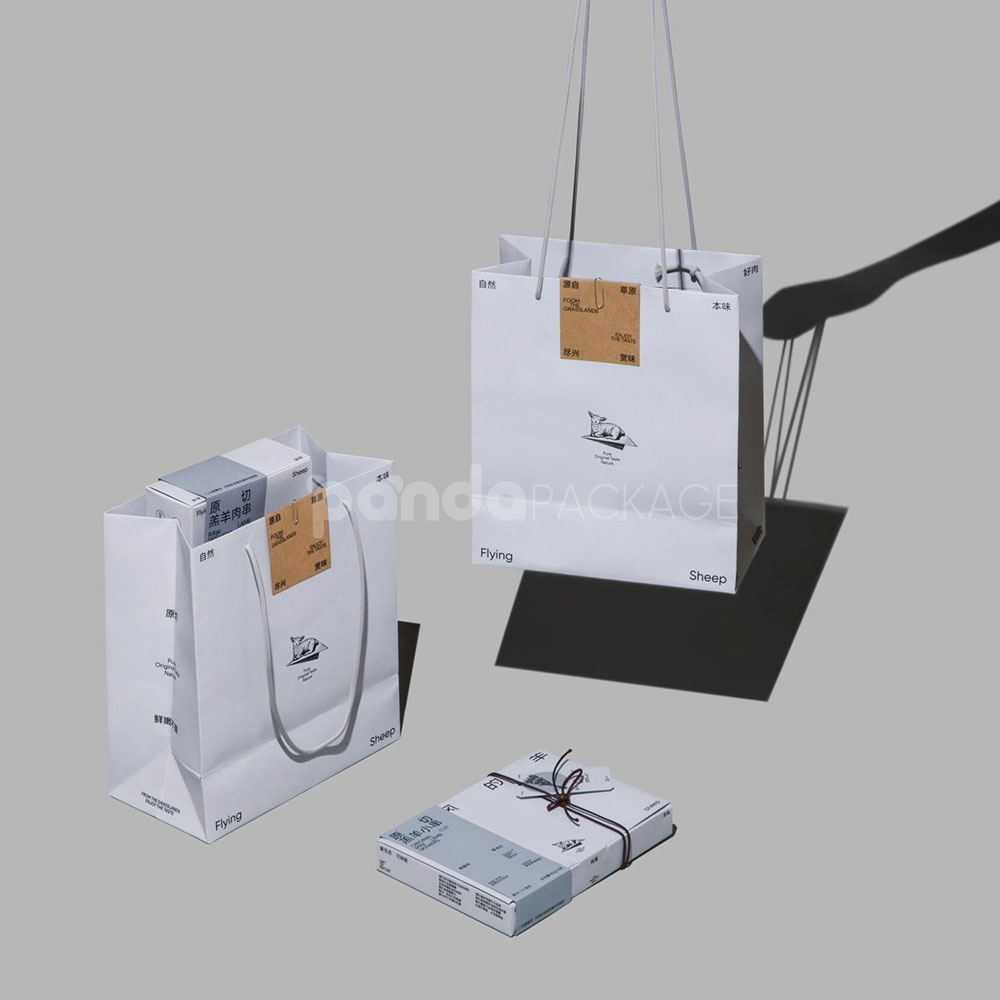 eco-friendly coated paperboard food packaging box for fresh meat and frozen products
