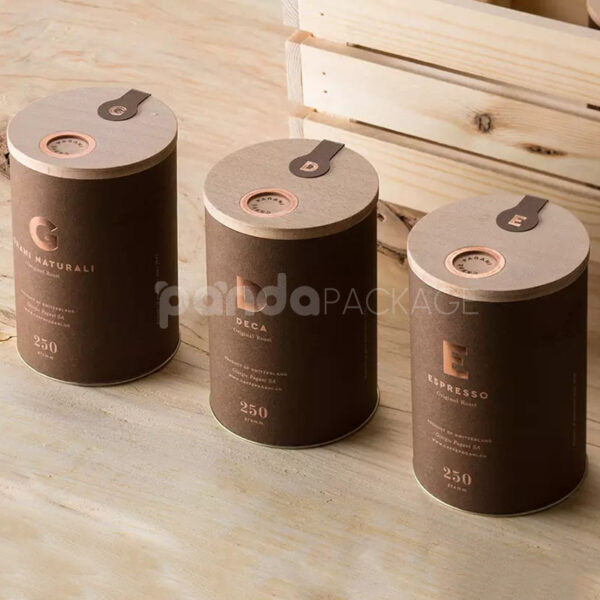 Luxury Paper Tube Packaging for Coffee Beans and Powder