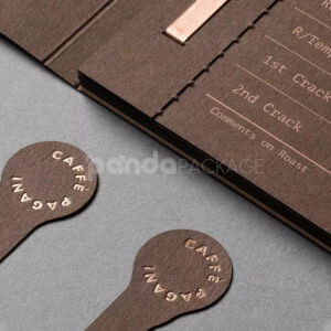 luxury round paper tube coffee packaging canister with eco-friendly paperboard material