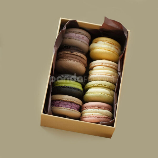 Eco-Friendly Kraft Paperboard Gift Box for Desserts Packaging