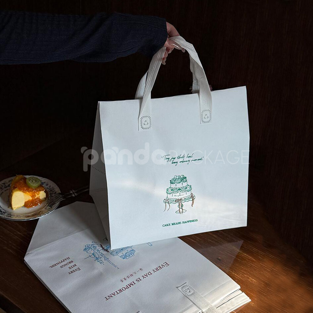 eco-friendly reusable non-woven and insulated bags for bakery products and food packaging