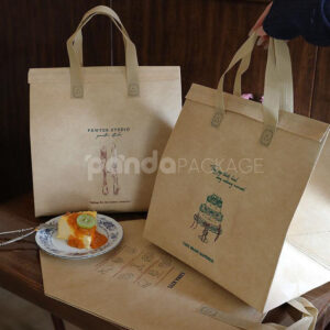 eco-friendly reusable non-woven and insulated bags for bakery products and food packaging