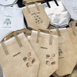 eco-friendly reusable non-woven and insulated bags for bakery products and food packaging