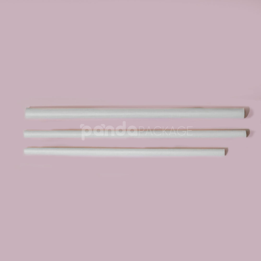 eco-friendly biodegradable paper straws for beverages, smoothies, and food service packaging