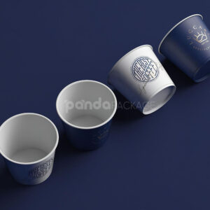 printed paper ice cream containers for gelato and frozen yogurt packaging